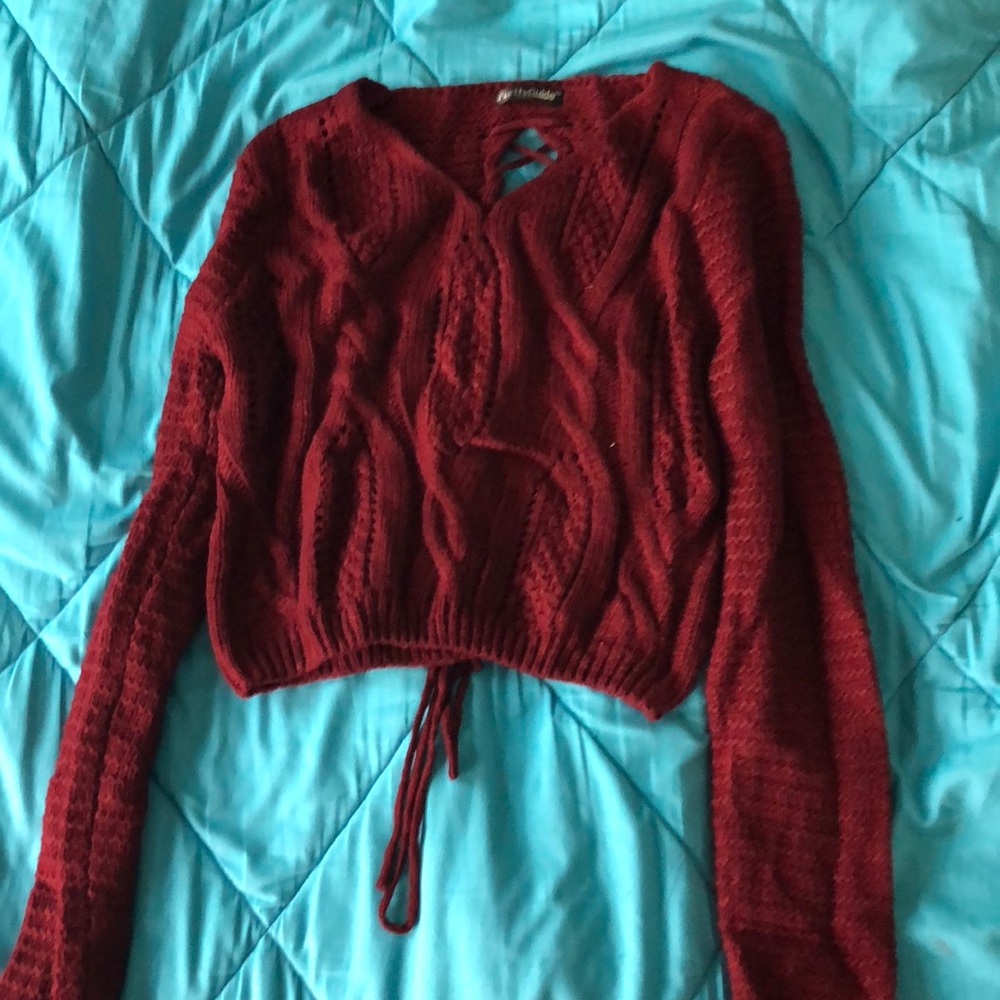 Cropped sweater